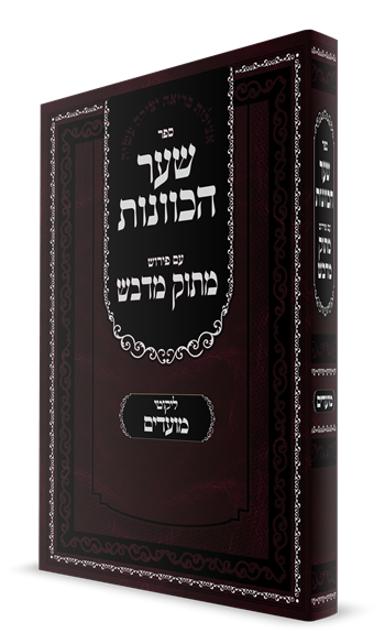 שער הכוונות ליקוטי מועדים