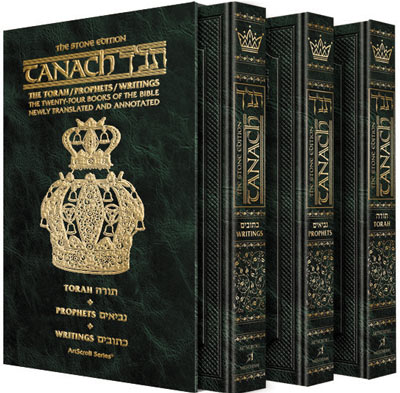 Stone Edition Tanach Pocket Size Edition set 3 vol.