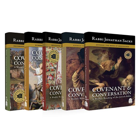 Covenant and Conversation Parashat haShavua 5 VOL Box Set,, Rabbi Jonathan Sacks