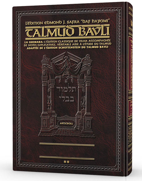 Talmud Bavli French Ed Daf Yomi [#16] - Succah Vol 2